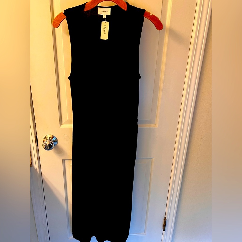 Soma faux wrap dress NWT